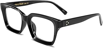 Glasses Frame Womens, Square Thick Eyeglasses Frame, Classic Eyewear for Men E1061