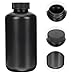 BETOOKY Black 500ml Pe UV Protection Reagent Bottle with Narrow Mouth for Chemical Liquid Storage, Plastic Laboratory Sample Container for Industrial and Scientific Use