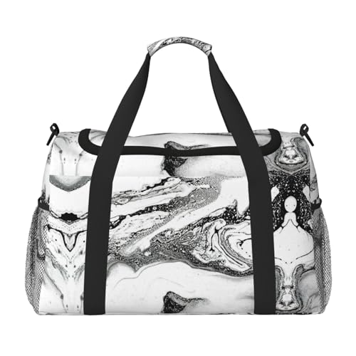 Sac de week-end imprimé marbre pour vos escapades citadines et fitness