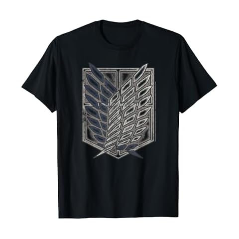 Attack on Titan Season 2 Distressed Scout Symbol T-shirt T-Shirt Cover