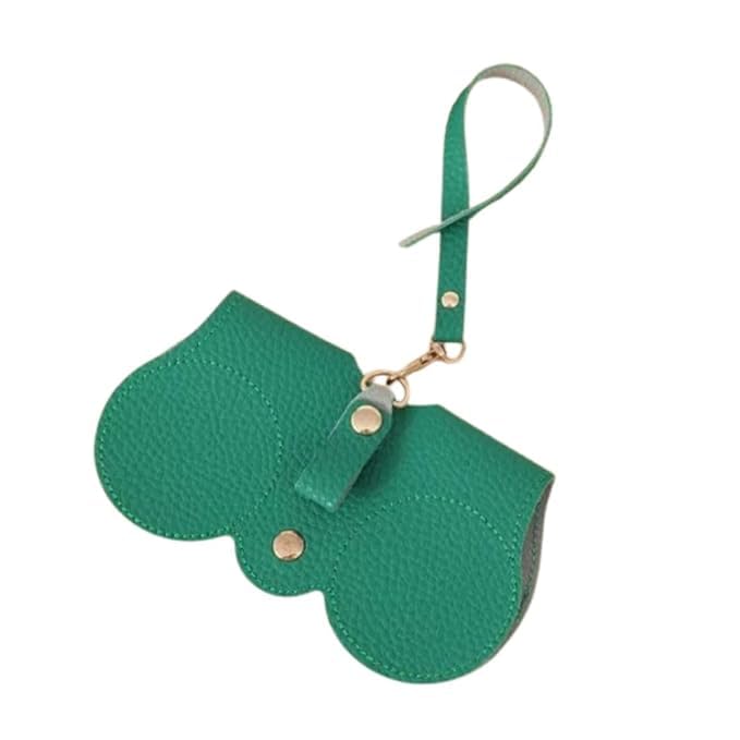 Sunglasses Organizer Box/Spectacle Case Leather Eyeglasses Specs Case/Bag Charms For Hand Bags with Hook Sunglass Cover/Cute Sunglass Case for Men and Women