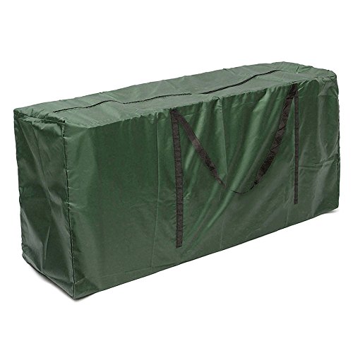 Willtone Garden Storage Bag Furniture Cushion Bag Waterproof Lightweight Nylon Storage Bag Heavy Duty 600D Material With Handle Carry Case Organiser