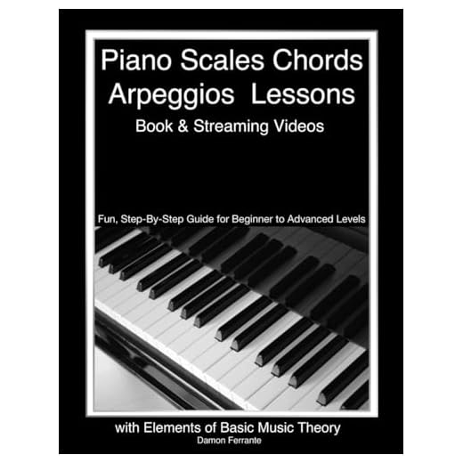 Piano Scales, Chords & Arpeggios Lessons with Elements of Basic Music Theory: Fun, Step-By-Step Guide for Beginner to Advanced Levels(Book & Streaming Video)