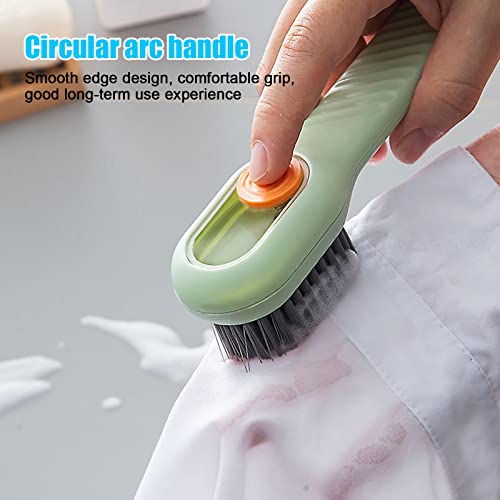Multifunctional Liquid Shoe Brush, Multifunctional Shoe Brush With Liquid Box, Soft Fur Cleaning Brush, Liquid Shoe Washing Brush, Long Handle Laundry Clothes Shoes Scrubbing Brush #TOP2