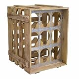 Est-il livré assemblé ? Oui WANDERLUST DECO Tiroir casier à vin en Bois Marron 33x32,5x43h