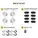 Hart Brakes Front Rear Brakes and Rotors Kit |Front Rear Brake Pads| Brake Rotors and Pads| Ceramic Brake Pads and Rotors - PHCC.44176.02