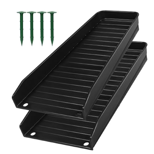 El Mejor Listado de Home Depot Climas los más recomendados. 43 Bandejas De Drenaje De Picos De Abajo - Bloqueo De Salpicaduras De Bajante Resistente A La Clima, Desviador De Drenaje De Agua Down Spout Extender | Prevenir La Erosión Del Suelo...