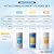 3 BB 10"x4.5" WH Sediment + Cation+ CTO Hardness Reduction Water Filter Set compatible with 10" BB Whole House Water Filtration Systems Good for Softening Hard Water