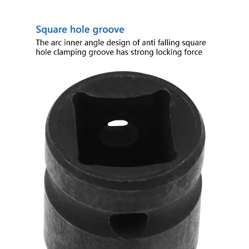 sourcingmap 3/8 Drive (F) x 1/2 (M) Socket Adapter Female