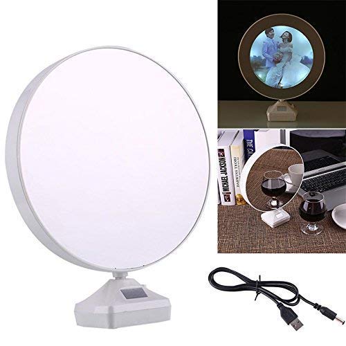 Hetarmi Enterprise Home Travel Vanity Make up Mirror fordable Led Light Round Make up Mirror 2