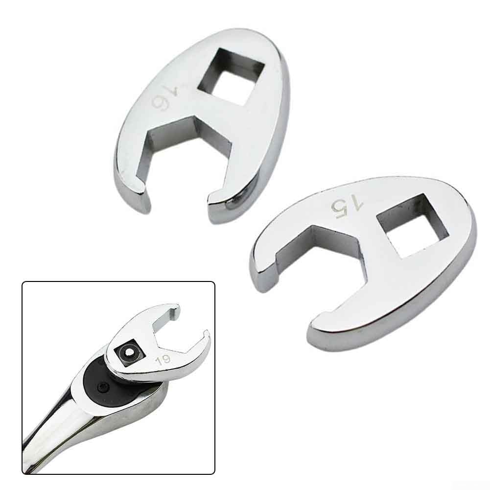 Chiavi a Piede di Corvo, Set di Chiavi a forchetta, 10 22 mm metriche, Acciaio al Carbonio, Cromato