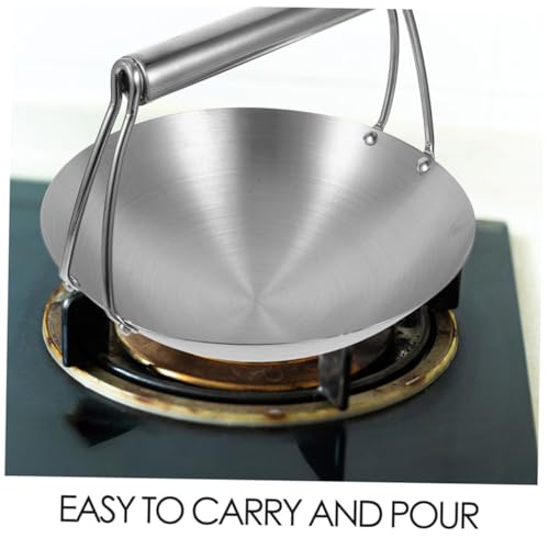 Wok de acero inoxidable para cocción y freído miniatura 2