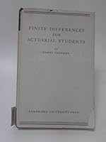 Finite differences for actuarial students B0007JH1X8 Book Cover