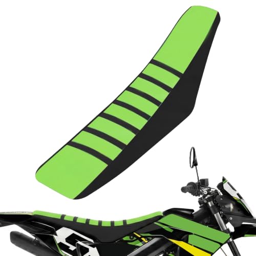 Funda de asiento de moto, funda de asiento de motocross impermeable para Derbi Senda 50 125 Senda DRD Racing/Pro R Senda Baja 125 SM Senda X-Treme Supermotard Enduro Pit Bike Motocross Verde