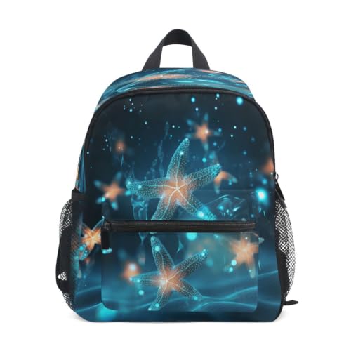 Sac d'école maternelle hibou bleu ergonomique pour soulager le dos des tout-petits