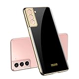 Galaxy S21 Ultra 5G ケース/カバー TPU 背面強化ガラス 背面パネル付き かっこいい ギャラクシー S21 Ultra 5G ケース 衝撃吸収 android ケース/カバー スマフォ スマホ スマートフォンケース/カバー スマホガード[Galaxy S21 Ultra 5G(G)]