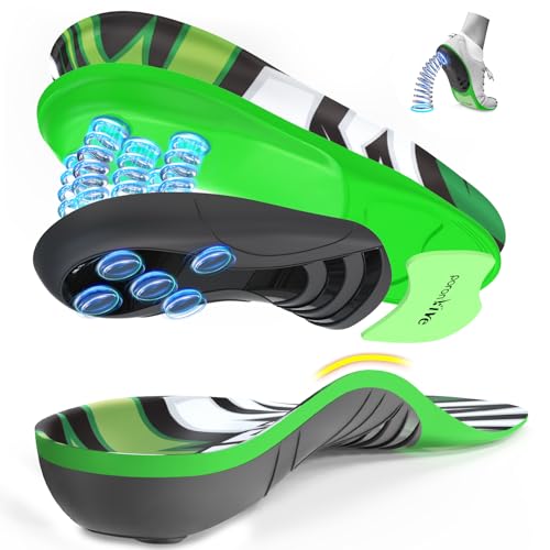 NEVVIS Dynamic Spring Plantar Fasciitis Insoles for...