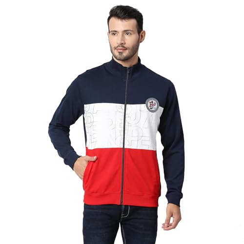 Image of Pepe Jeans Cotton Men High Neck Sweatshirt