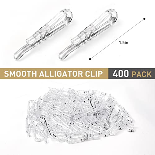 Image of Thickened Fabric Organizer Boards for Books, Comics & Magazines - 100 PCS of 7.5 * 10.5 Inch Comic Book & Magazine Backing Boards with U Shape Plastic Alligator Clips (400PCS)