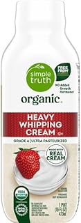 Heavy Whipping Cream, 16 fl oz Pint, Rich & Creamy Dairy for Baking, Cooking, Coffee, Desserts