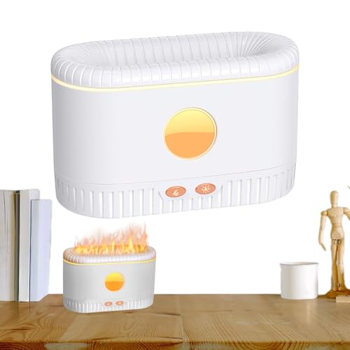 Difusor De Llamas para Ambiente - Difusor De Llamas De Colores 200ml con Humidificador | 7 Colores Yoga Y Hogar Decoración Relajante