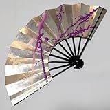 御舞扇 仕舞扇 漆器 寿 銀色 全長約28.7cm 京扇子 京扇堂 せんす センス おおぎ 日本舞踊 4565