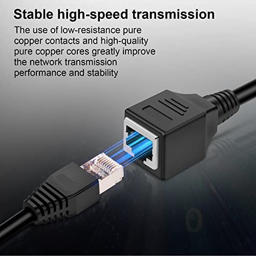 Igreely Ethernet Extension Cable 2Pack Ethernet Lan Male To Female Network Cable Rj45 Cat6 Extension Patch Cable Extender Cord 1Ft/30Cm Cat6 #TOP4