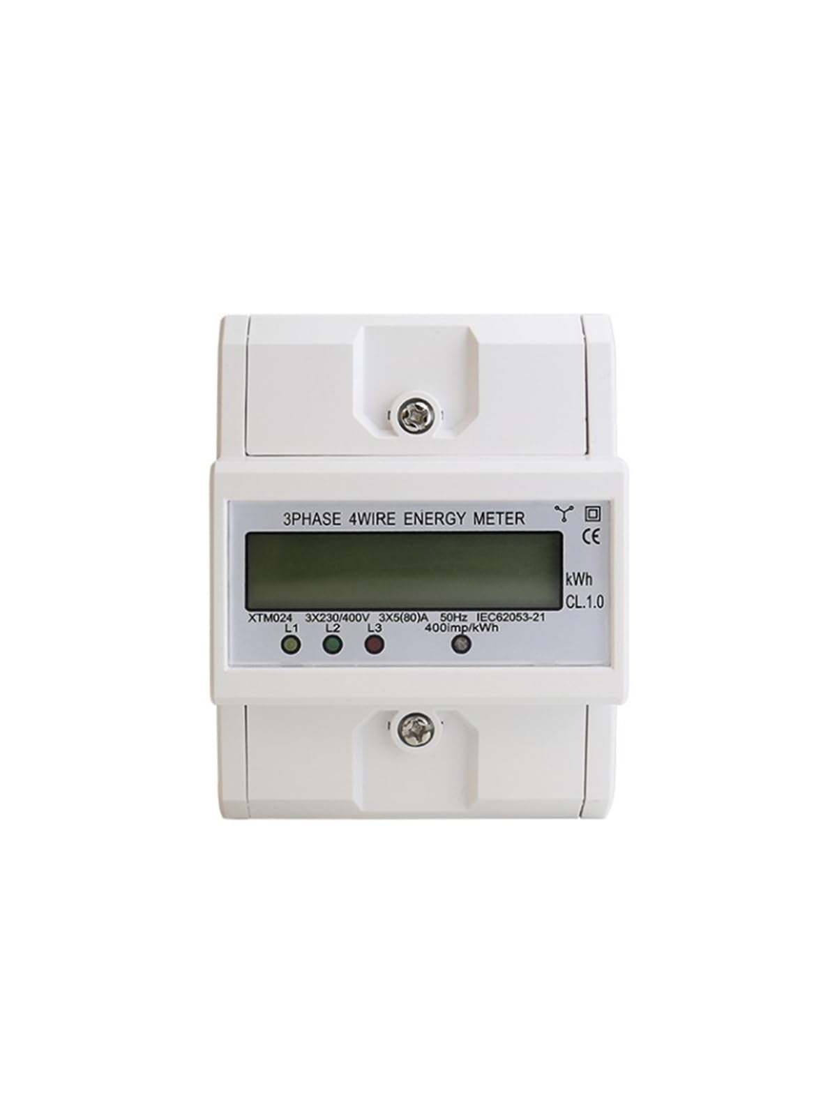 Consommation d'énergie compteur triphasé électronique rail Din 3 phases 4 fils 380V 5-80A