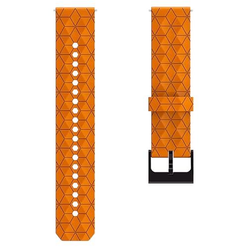Image of ACM Watch Strap Silicone Designer Belt 22mm compatible with Universal 22mm Size Replacement Strap Smartwatch Sports Hook Band