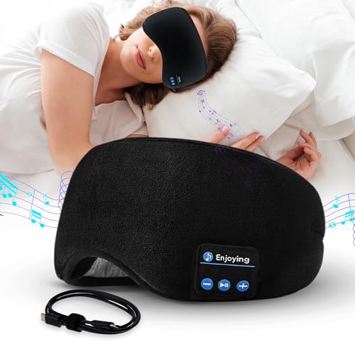 VIPA Auriculares para Dormir - Diadema Deportiva Recargable - Musica para Dormir - Diadema Deportiva con Altavoces Estéreo para Hacer Ejercicio, Correr, Yoga, Viajes y Relax - Musica Relajante.