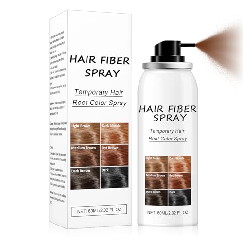 CAHIUYOA Root Cover Up Temporary Hair Color Spray,Instant Gray Root Cover Up,Professional Quick Cover Up Hair Products for Women and Men,Dark Brown Hair Color Spray 2.02 oz