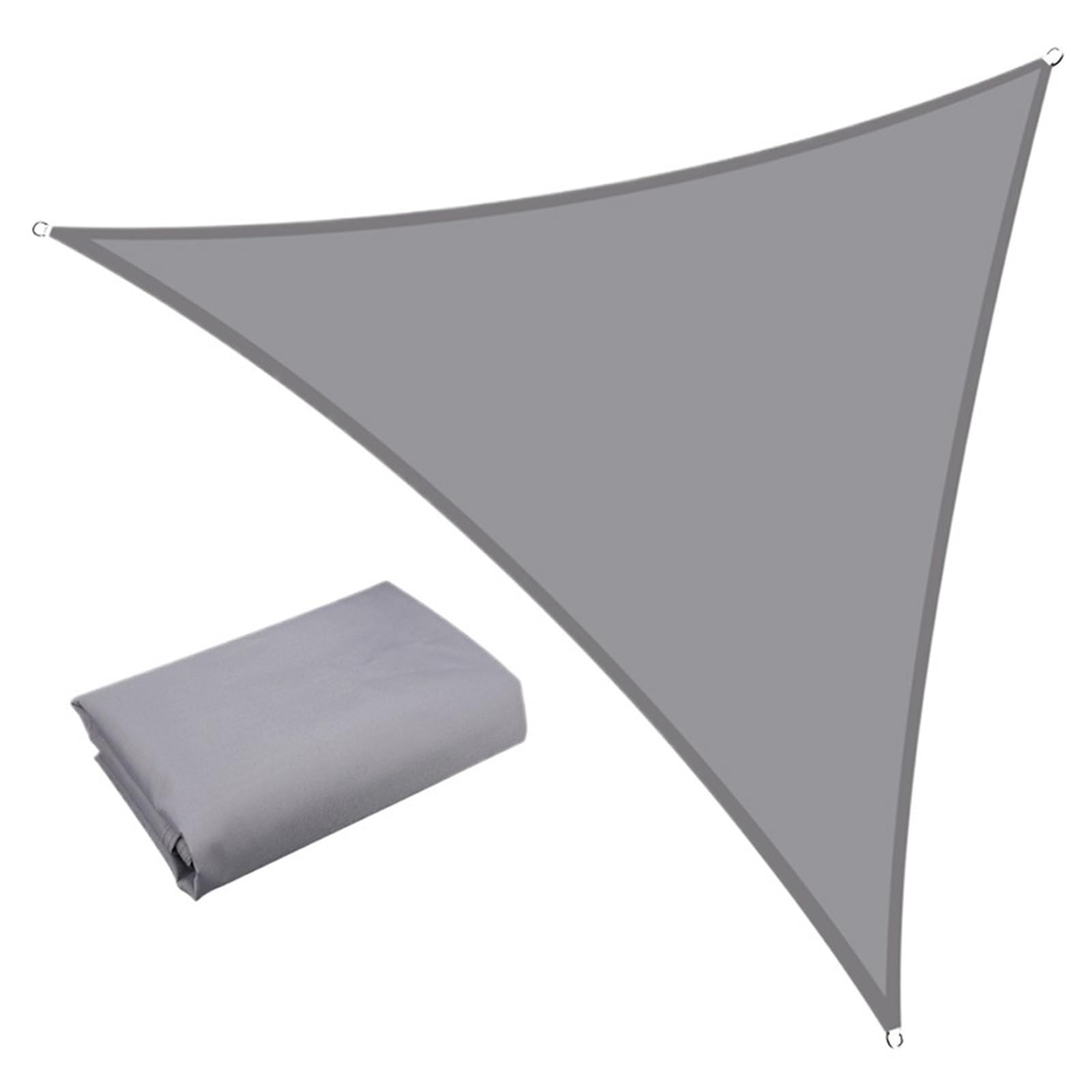 Voile d'ombrage triangulaire imperméable et anti-pluie pour jardin