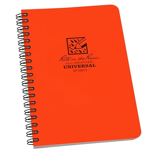 Rite in the Rain Weatherproof Side Spiral Notebook, 4.625' x...