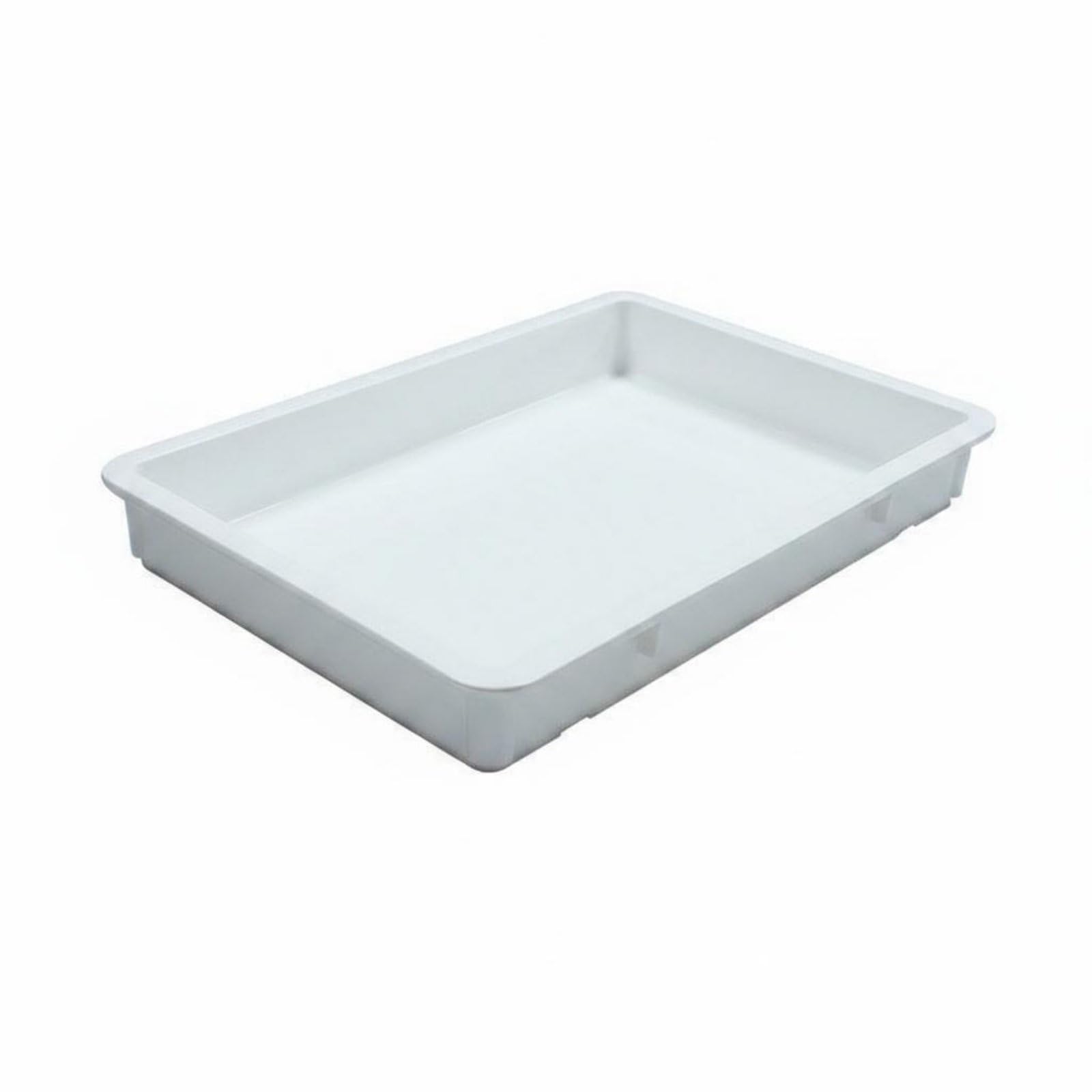 Cassetta Lievitazione Impasto Pizza Impilabile Contenitore Lievitazione Pizza Qualità Alimentare Cassetta Portaimpasto per Fornai, Pizzeria, Giallo, Grande 575 385 130mm