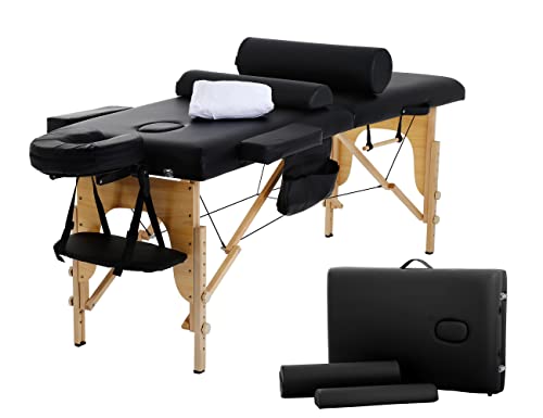 Massage Tables Portable Lash Bed 73 inch Tattoo Table, Height Adj...