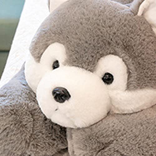 Meideli Travesseiro de corpo de animais de pelúcia ponderados para ansiedade, dinossauro/porco/urso