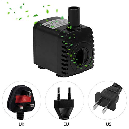 Cucudy 10 W Ultra-silencioso USB Bomba de Água com Cabo de Alimentação IP68 À Prova D 'Água para Aq