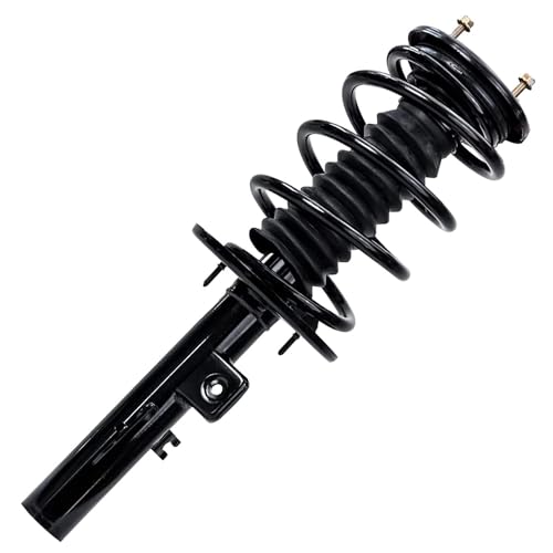 Image of Detroit Axle - FWD 6pc Struts Kit for Ford 2008 2009 Taurus Mercury Sable, 4 Complete Front Rear Struts with Coil Spring Assembly 2 Front Sway Bar End Links Replacement Suspension