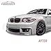 Castblock Front Bumper Kit Compatible with 2008-2013 BMW E82 E88 125i 128i 1 Series Facelift, 1M Style Complete Conversion Kit with Fog Lights