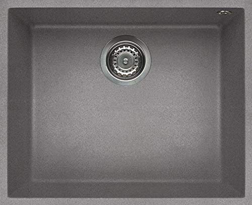 Elleci LGQ10548BSO Évier de Cuisine suspendu en