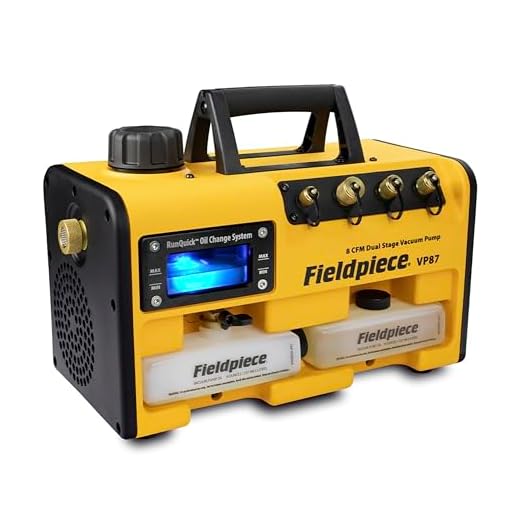 Fieldpiece VP87 - Dual Stage, 8 CFM Vacuum Pump