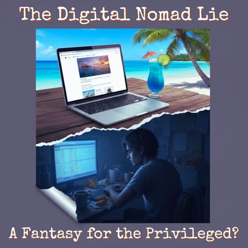 Page de couverture de The Digital Nomad LIE: A Fantasy for the Privileged