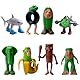 KutaKuta Italian Brainrot Figuren Set - 8 Stück Tung Tung Tung Tung Sahur & Tralalero Tralala Figure, Creative Brainrot Figuren Schreibtisch Dekoration für Sammler, Geschenke für Freunde
