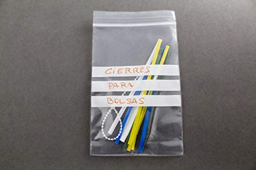 IBP UNIUSO Sac de échantillons Mini-Grip 12u00a0x 18u00a0cm avec Bandes (boîte de 1000u00a0unités), en Plastique, Unique