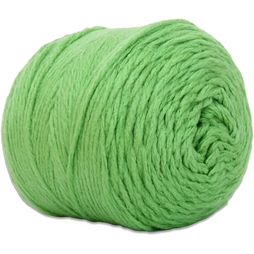 Image of ThreadArt Chunky Yarn Cake for Crochet #6, 300g /316 Yds, Green 04 | Soft super bulky #6 acrylic yarn cake for blankets, scarves, hats, crochet and knitting. Big 300g cake is machine washable.