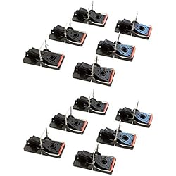 Mouse Trap by Eco Pro | 12-Pack Reusable Small Rodent Traps | Indoor & Outdoor Mouse Traps | Easy Set Quick Snap Mice Traps Bait Not Included | Mouse Traps