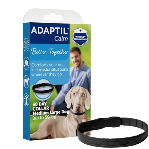Adaptil Calm-On-The-Go Collar For Dogs Medium / Large Adaptil Calming Dog Collar Helps Reduce Dog Anxiety With Natural Pheromones Dog Calm Collar Helps To Reduce Stress And Behavioural Issues