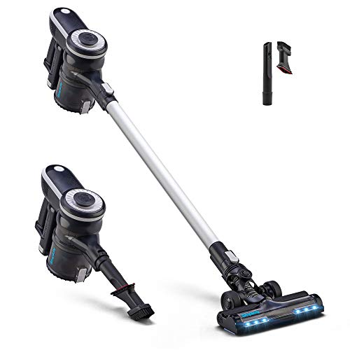Lightweight Cordless Vacuum Cleaner - Simplicity One-Click Stick Vacuum for Carpet and Hardwood Floors - S65S