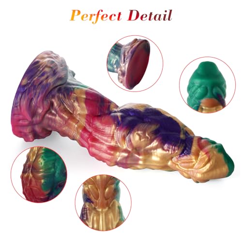 Image of 13.4 Inch Extra Large Monster Dildo, Huge Thick Fantasy Dildos | Strong Suction Cup, Silicone Material, Massive Giant Penis, For G-spot Stimulation, Adult Sex Toy, For Women Men Gay