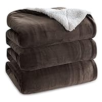 Knuffeldeken, pluizige deken, fleece-deken, bankdeken, wollen deken voor bank, warme deken, Sherpa deken, woondeken, 150 x 200 cm (3, 220 x 260 cm